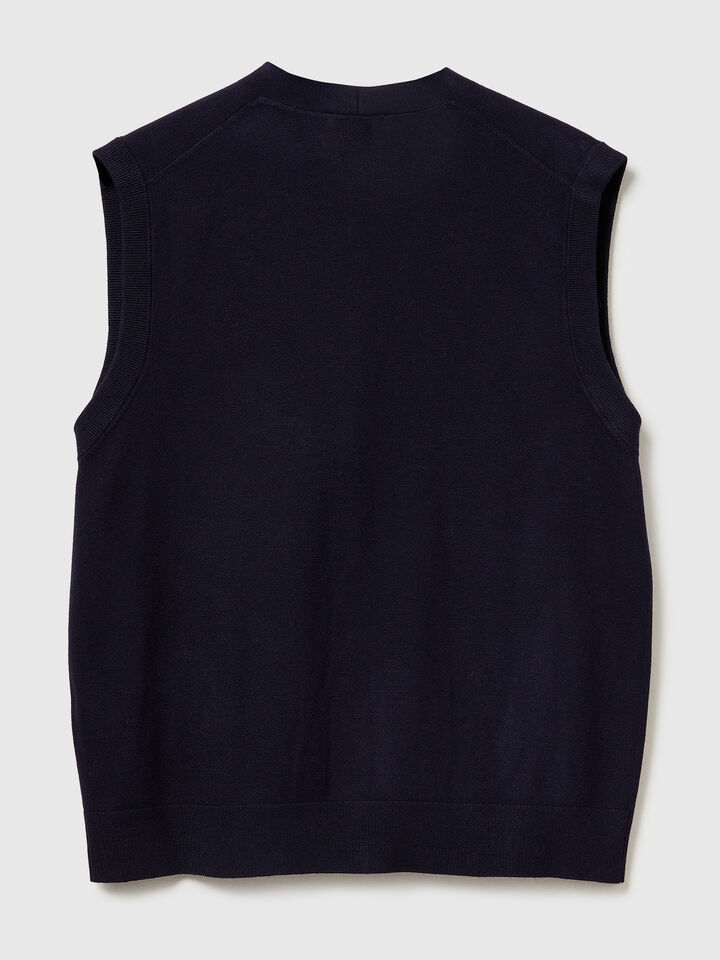 S/L V NECK SWEATER Men image number 6